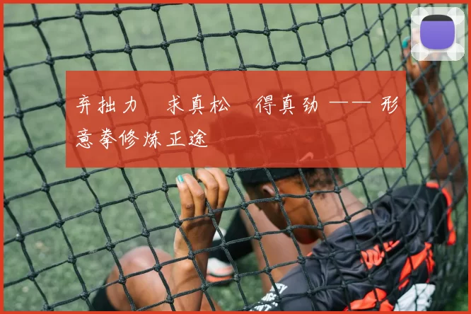 弃拙力・求真松・得真劲 —— 形意拳修炼正途