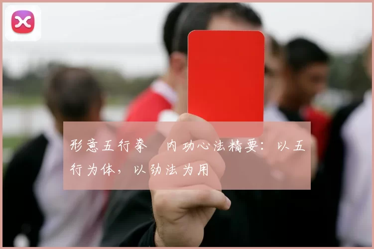 形意五行拳・内功心法精要：以五行为体，以劲法为用