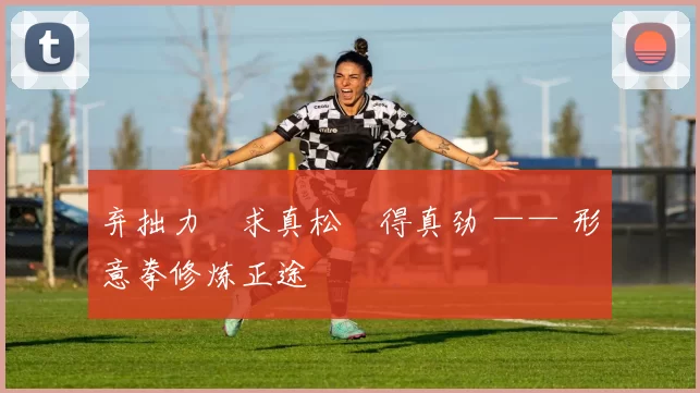 弃拙力・求真松・得真劲 —— 形意拳修炼正途