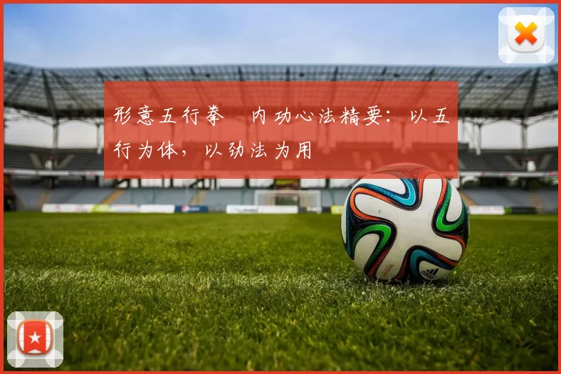形意五行拳・内功心法精要：以五行为体，以劲法为用