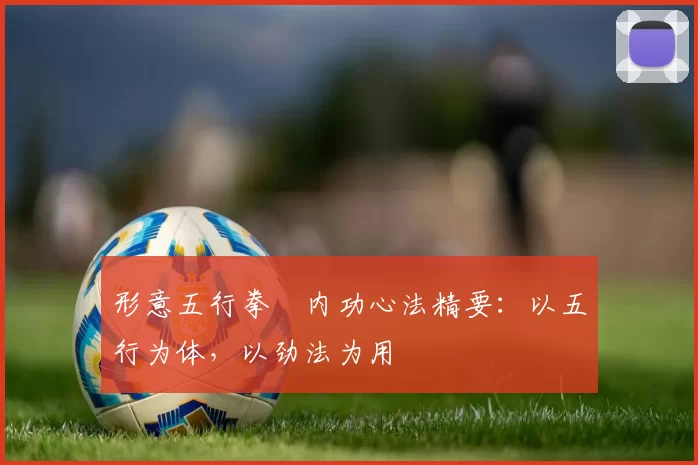 形意五行拳・内功心法精要：以五行为体，以劲法为用