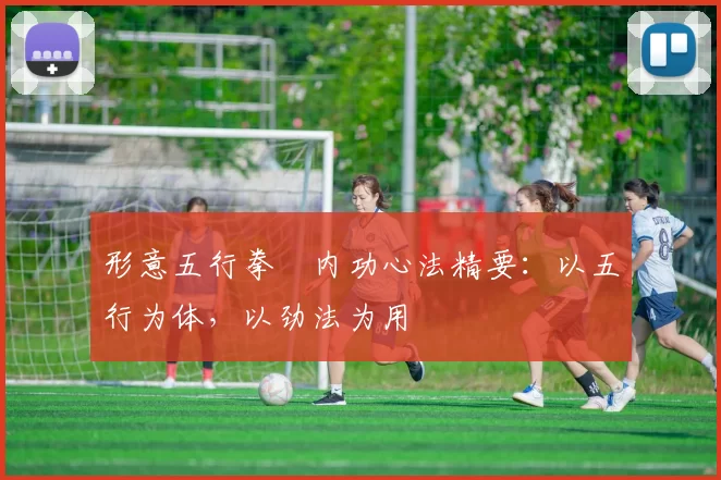 形意五行拳・内功心法精要：以五行为体，以劲法为用