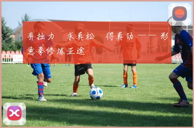 弃拙力・求真松・得真劲 —— 形意拳修炼正途