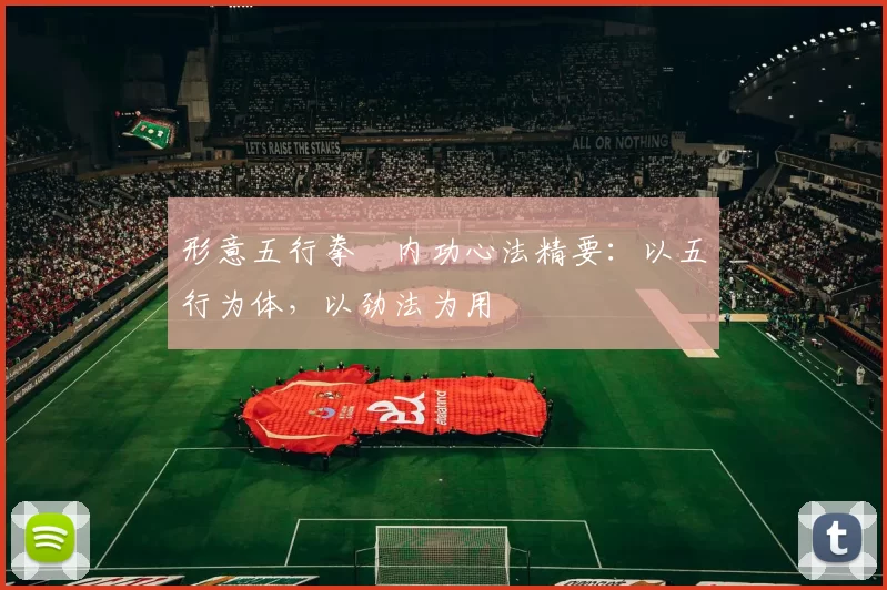 形意五行拳・内功心法精要:以五行为体,以劲法为用