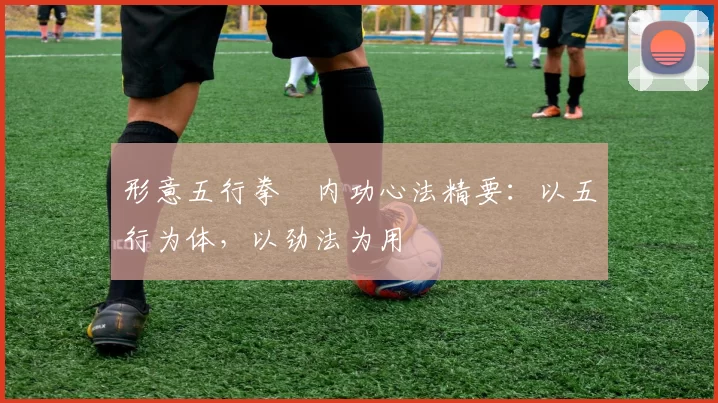 形意五行拳・内功心法精要:以五行为体,以劲法为用