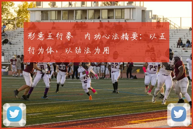 形意五行拳・内功心法精要：以五行为体，以劲法为用