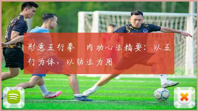 形意五行拳・内功心法精要:以五行为体,以劲法为用