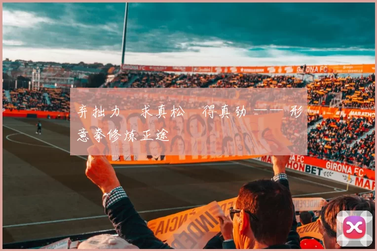 弃拙力・求真松・得真劲 —— 形意拳修炼正途