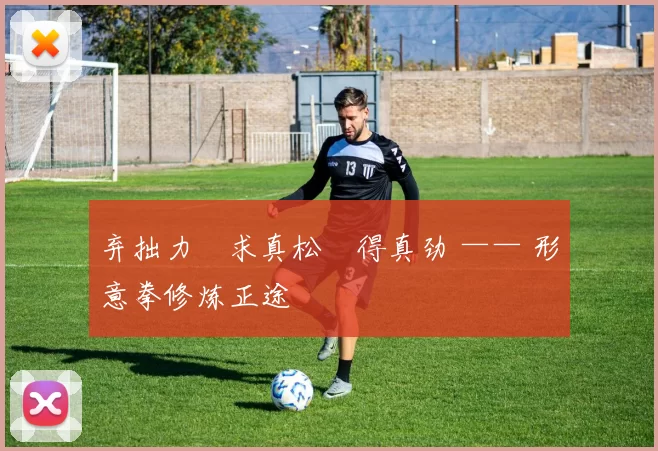 弃拙力・求真松・得真劲 —— 形意拳修炼正途