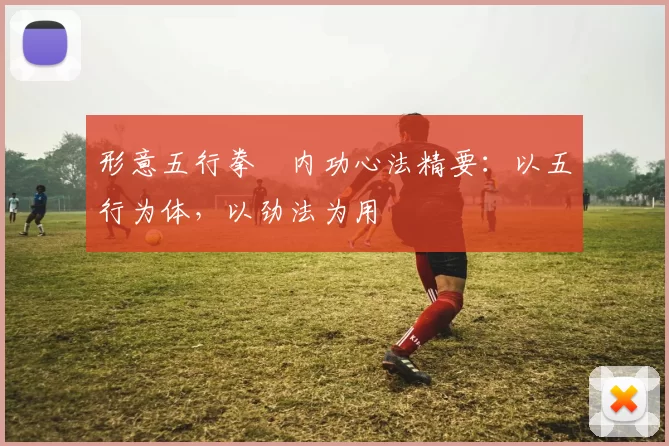 形意五行拳・内功心法精要：以五行为体，以劲法为用