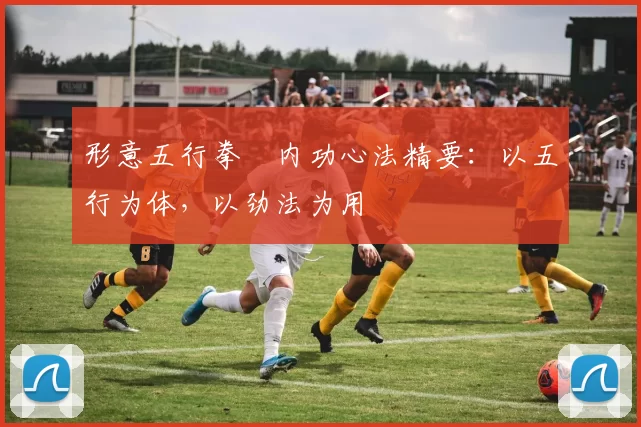 形意五行拳・内功心法精要：以五行为体，以劲法为用