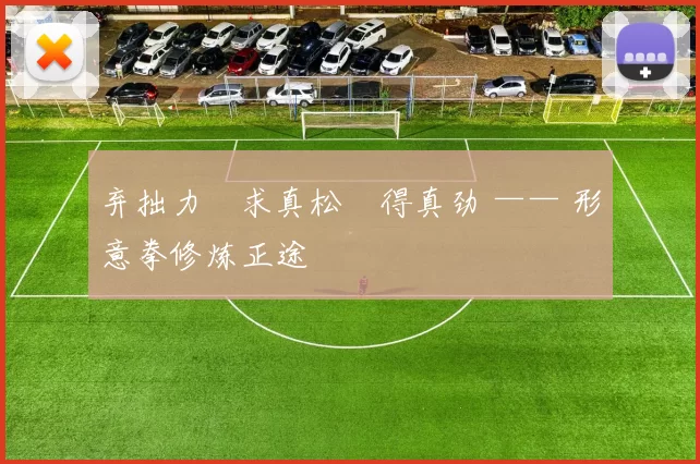 弃拙力・求真松・得真劲 —— 形意拳修炼正途