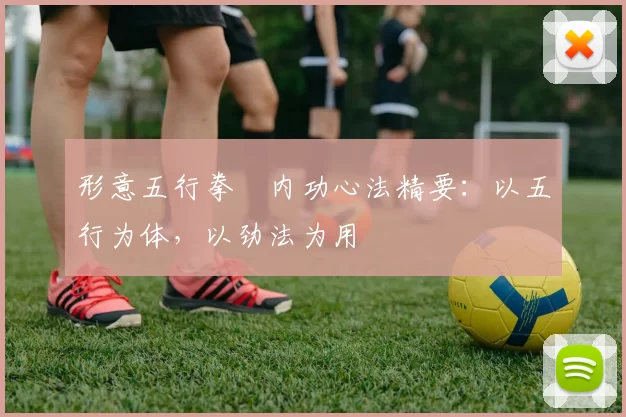 形意五行拳・内功心法精要:以五行为体,以劲法为用