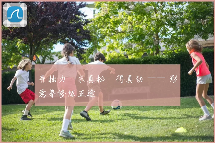 弃拙力・求真松・得真劲 —— 形意拳修炼正途