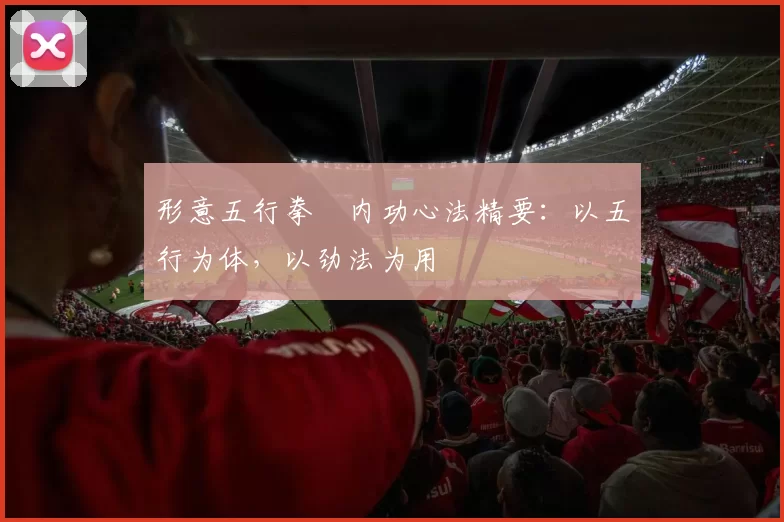 形意五行拳・内功心法精要：以五行为体，以劲法为用