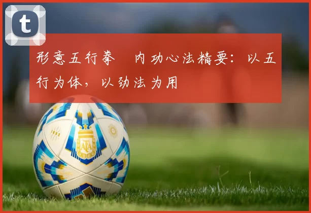 形意五行拳・内功心法精要：以五行为体，以劲法为用