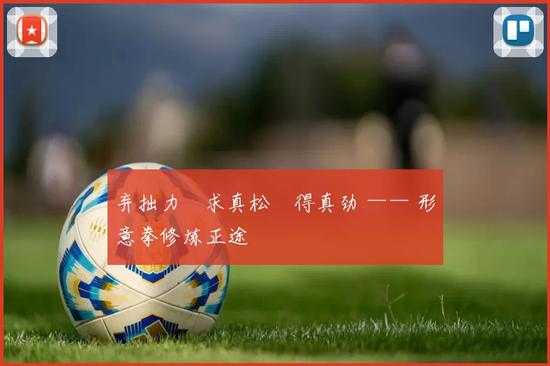 弃拙力・求真松・得真劲 —— 形意拳修炼正途