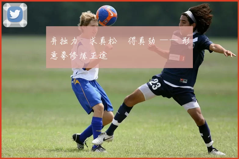 弃拙力・求真松・得真劲 —— 形意拳修炼正途