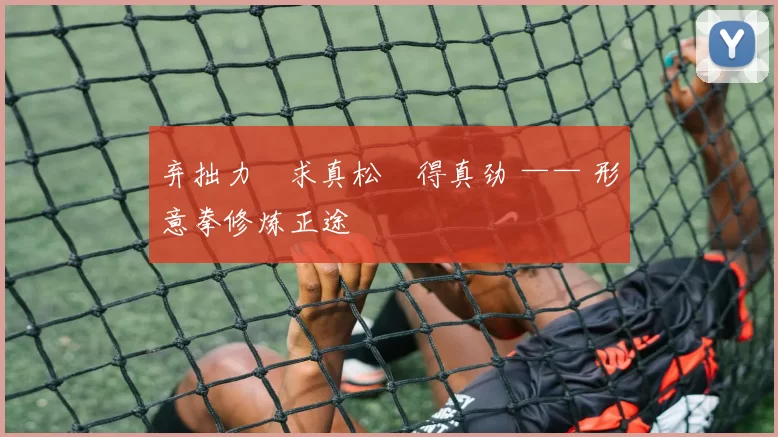 弃拙力・求真松・得真劲 —— 形意拳修炼正途