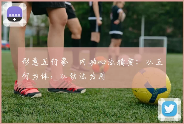 形意五行拳・内功心法精要：以五行为体，以劲法为用