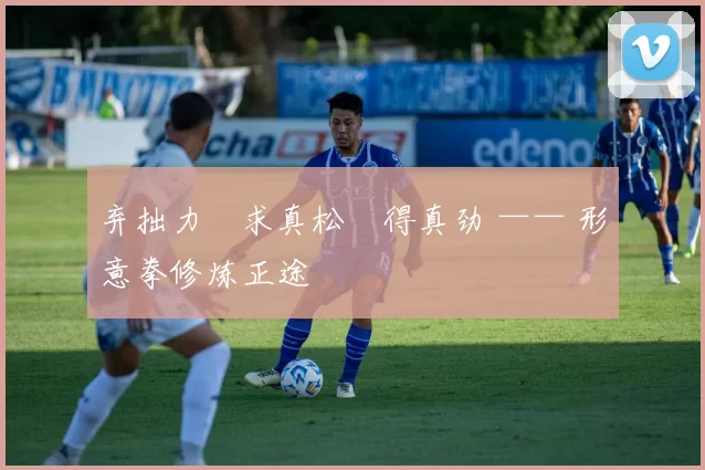 弃拙力・求真松・得真劲 —— 形意拳修炼正途