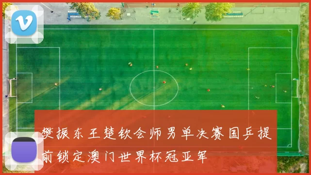 樊振东王楚钦会师男单决赛国乒提前锁定澳门世界杯冠亚军