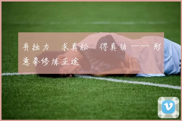 弃拙力・求真松・得真劲 —— 形意拳修炼正途