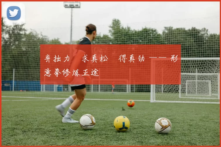 弃拙力・求真松・得真劲 —— 形意拳修炼正途