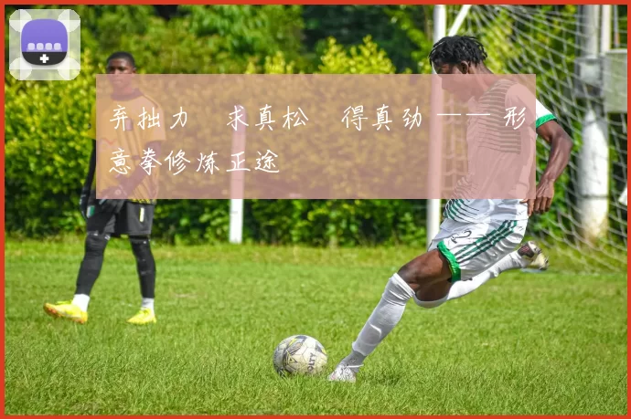 弃拙力・求真松・得真劲 —— 形意拳修炼正途