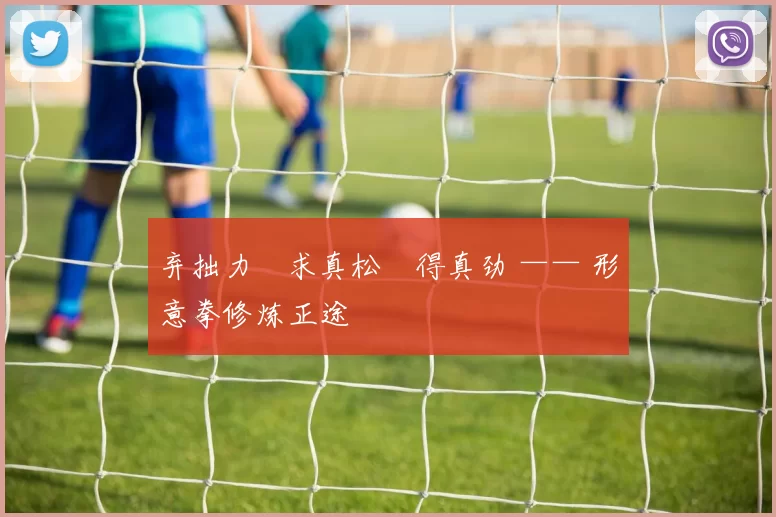 弃拙力・求真松・得真劲 —— 形意拳修炼正途