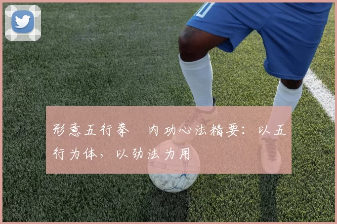 形意五行拳・内功心法精要：以五行为体，以劲法为用