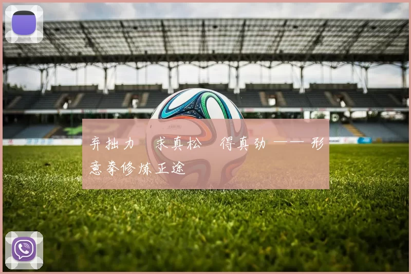 弃拙力・求真松・得真劲 —— 形意拳修炼正途