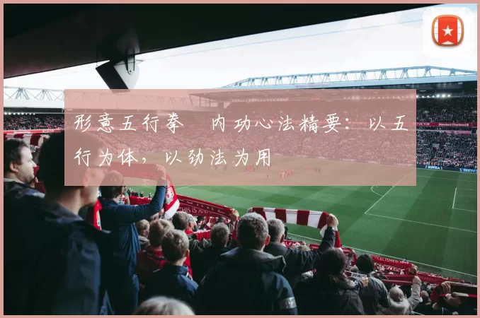 形意五行拳・内功心法精要:以五行为体,以劲法为用