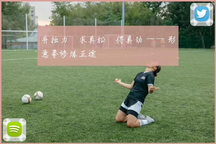 弃拙力・求真松・得真劲 —— 形意拳修炼正途