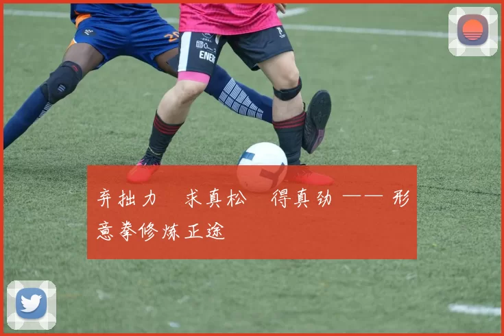 弃拙力・求真松・得真劲 —— 形意拳修炼正途