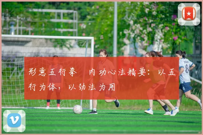 形意五行拳・内功心法精要：以五行为体，以劲法为用