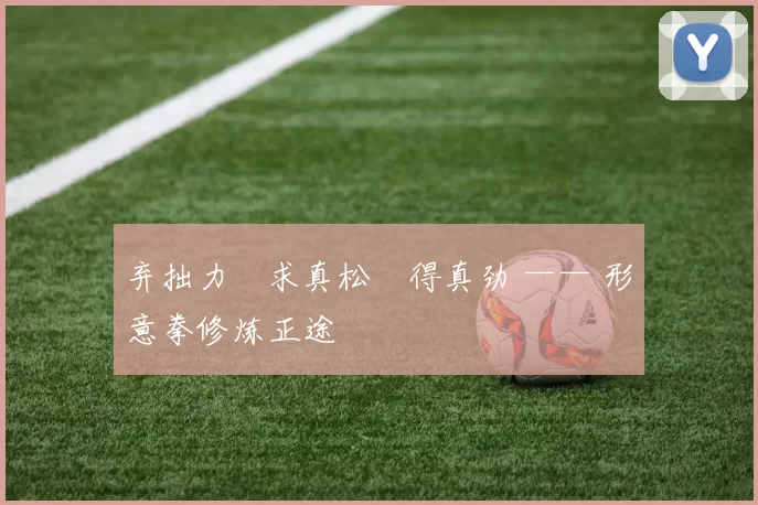 弃拙力・求真松・得真劲 —— 形意拳修炼正途