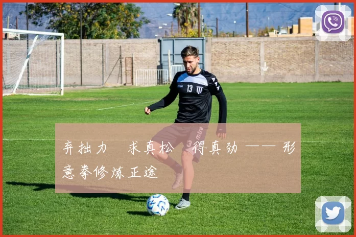 弃拙力・求真松・得真劲 —— 形意拳修炼正途