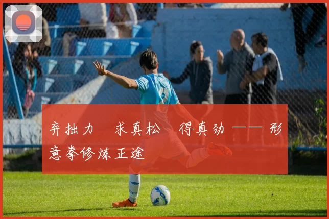 弃拙力・求真松・得真劲 —— 形意拳修炼正途