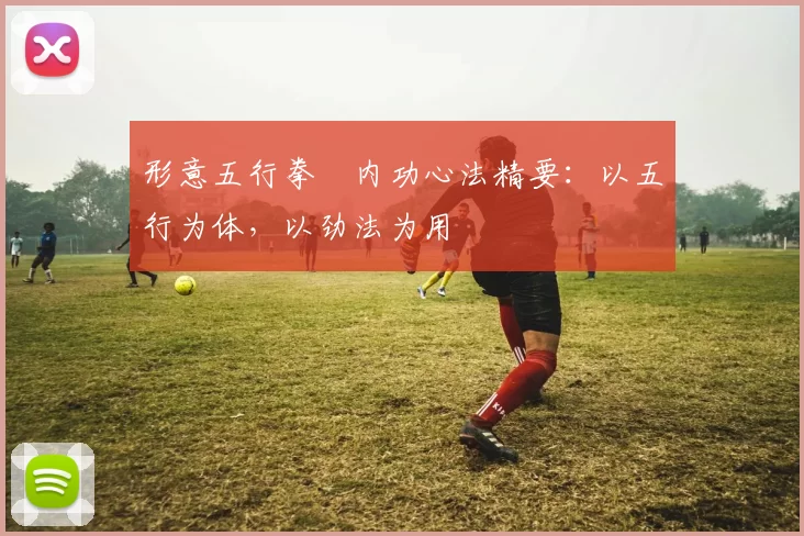 形意五行拳・内功心法精要:以五行为体,以劲法为用