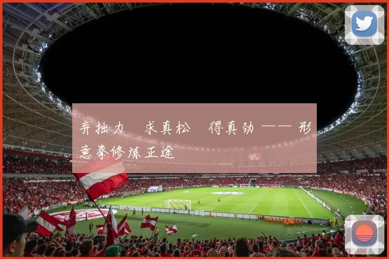 弃拙力・求真松・得真劲 —— 形意拳修炼正途