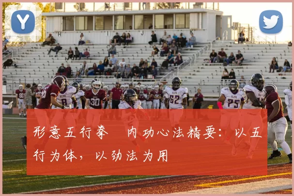 形意五行拳・内功心法精要：以五行为体，以劲法为用