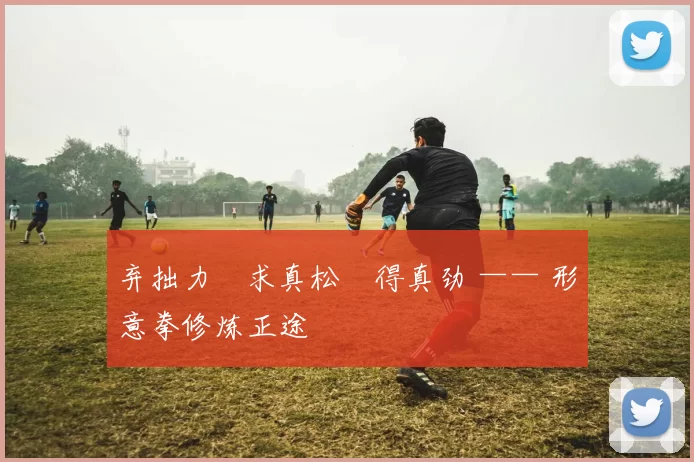 弃拙力・求真松・得真劲 —— 形意拳修炼正途