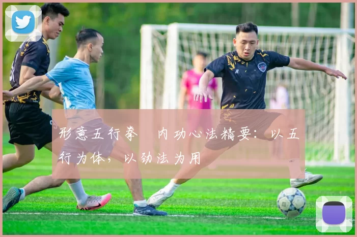 形意五行拳・内功心法精要：以五行为体，以劲法为用