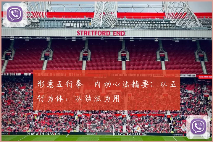 形意五行拳・内功心法精要:以五行为体,以劲法为用