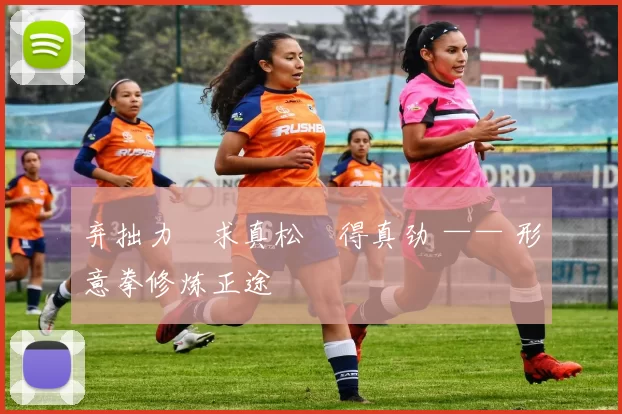 弃拙力・求真松・得真劲 —— 形意拳修炼正途