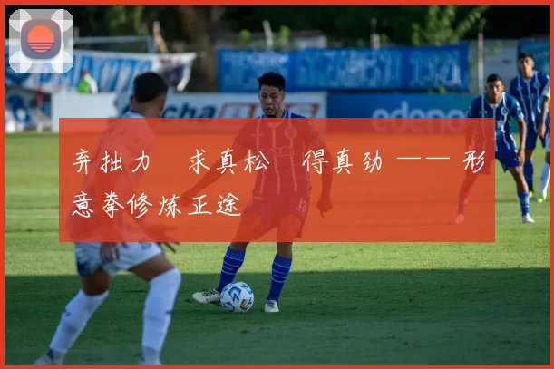 弃拙力・求真松・得真劲 —— 形意拳修炼正途