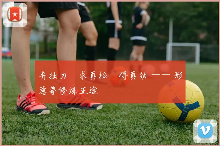 弃拙力・求真松・得真劲 —— 形意拳修炼正途