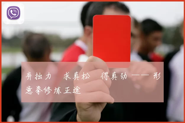 弃拙力・求真松・得真劲 —— 形意拳修炼正途