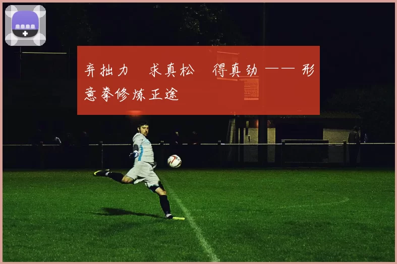 弃拙力・求真松・得真劲 —— 形意拳修炼正途